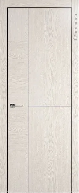 Межкомнатная дверь Tivoli Г-1, цвет - Белый ясень (nano-flex), Без стекла (ДГ)