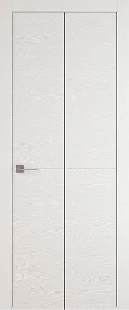 Межкомнатная дверь Tivoli Б-2 Книжка, цвет - Бежевая эмаль по шпону (RAL 9010), Без стекла (ДГ)
