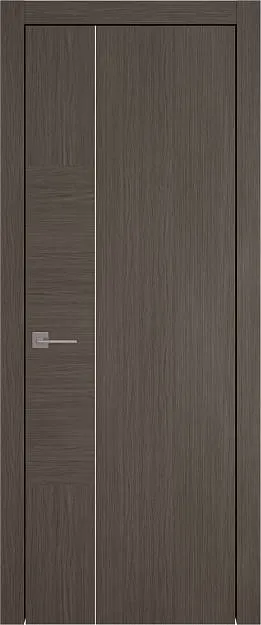 Межкомнатная дверь Tivoli В-1, цвет - Дуб графит, Без стекла (ДГ)