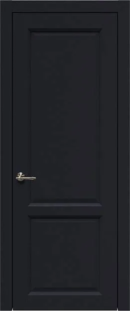 Межкомнатная дверь Dinastia, цвет - Черная эмаль (RAL 9004), Без стекла (ДГ)