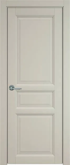 Межкомнатная дверь Milano, цвет - Серо-оливковая эмаль (RAL 7032), Без стекла (ДГ)