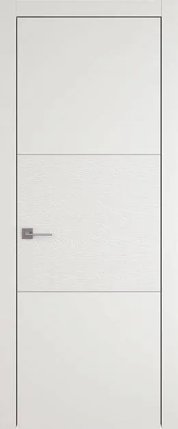 Межкомнатная дверь Tivoli В-2, цвет - Бежевая эмаль-эмаль по шпону (RAL 9010), Без стекла (ДГ)