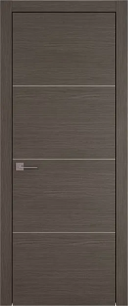 Межкомнатная дверь Tivoli Г-3, цвет - Дуб графит, Без стекла (ДГ)