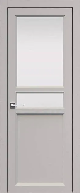 Межкомнатная дверь Sorrento-R Д2, цвет - Магнолия ST, Со стеклом (ДО)