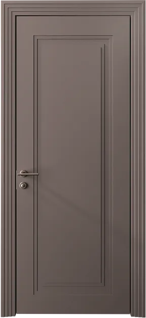 Межкомнатная дверь Domenica Neo Classic Scalino, цвет - Теплый Серый эмаль (RAL 040-60-05), Без стекла (ДГ)