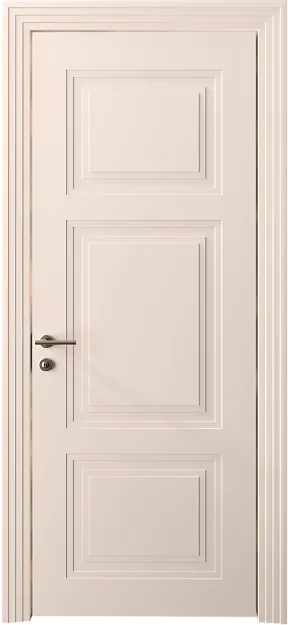 Межкомнатная дверь Siena Neo Classic Scalino, цвет - Грязный Белый эмаль (RAL 070-90-05), Без стекла (ДГ)