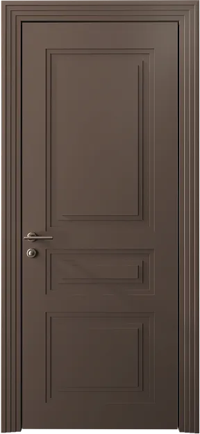 Межкомнатная дверь Imperia-R Neo Classic Scalino, цвет - Коричневый Тик эмаль (RAL 050-50-10), Без стекла (ДГ)
