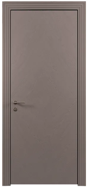 Межкомнатная дверь Tivoli К-1, цвет - Серая стяжка эмаль по шпону (RAL 060-60-05), Без стекла (ДГ)