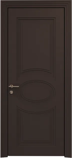 Межкомнатная дверь Florencia Neo Classic Scalino, цвет - Чёрный Базальт эмаль по шпону (RAL 040-30-05), Без стекла (ДГ)