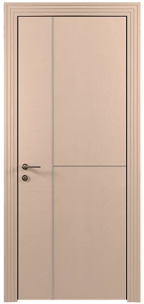 Межкомнатная дверь Tivoli Г-1, цвет - Серый цемент эмаль по шпону (RAL 060-70-10), Без стекла (ДГ)