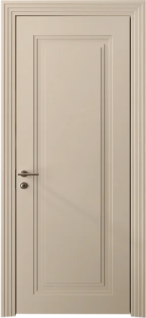 Межкомнатная дверь Domenica Neo Classic Scalino, цвет - Бежевый Мел эмаль (RAL 075-80-10), Без стекла (ДГ)
