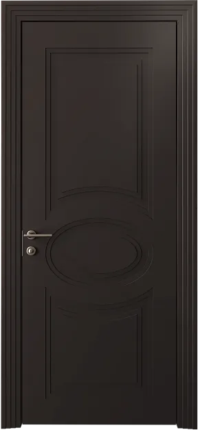 Межкомнатная дверь Florencia Neo Classic Scalino, цвет - Чёрный Базальт эмаль (RAL 040-30-05), Без стекла (ДГ)