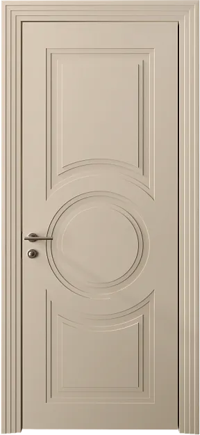 Межкомнатная дверь Ravenna Neo Classic Scalino, цвет - Бежевый Мел эмаль (RAL 075-80-10), Без стекла (ДГ)