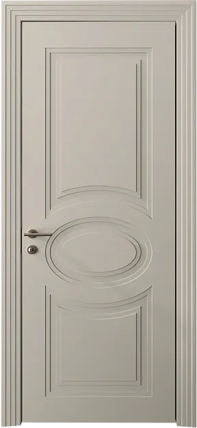 Межкомнатная дверь Florencia Neo Classic Scalino, цвет - Жемчужная эмаль (RAL 1013), Без стекла (ДГ)