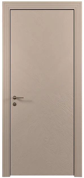Межкомнатная дверь Tivoli И-1, цвет - Бежевое Ядро Миндаля эмаль (RAL 070-85-05), Без стекла (ДГ)