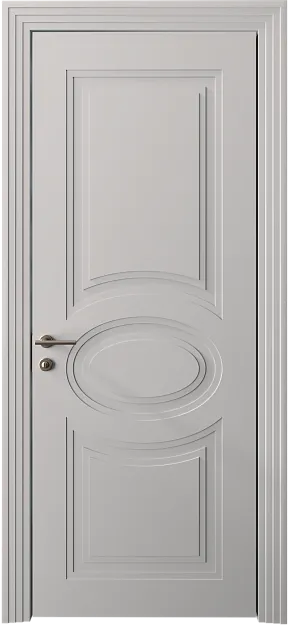 Межкомнатная дверь Florencia Neo Classic Scalino, цвет - Серая эмаль (RAL 7047), Без стекла (ДГ)