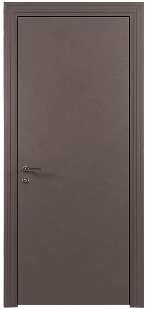 Межкомнатная дверь Tivoli Л-1, цвет - Серо-Розовый мордовник эмаль по шпону (RAL 020-60-05), Без стекла (ДГ)