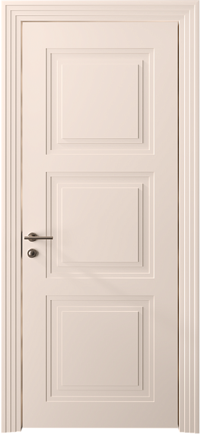 Межкомнатная дверь Millano Neo Classic Scalino, цвет - Грязный Белый эмаль (RAL 070-90-05), Без стекла (ДГ)