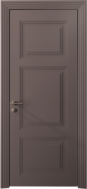 Межкомнатная дверь Siena Neo Classic Scalino, цвет - Серо-Розовый мордовник эмаль (RAL 020-60-05), Без стекла (ДГ)