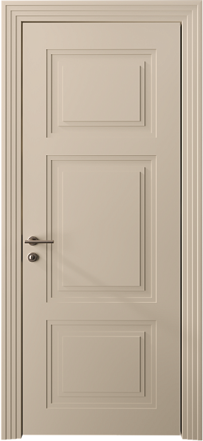 Межкомнатная дверь Siena Neo Classic Scalino, цвет - Бежевый Мел эмаль (RAL 075-80-10), Без стекла (ДГ)