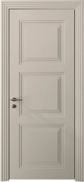 Межкомнатная дверь Millano Neo Classic Scalino, цвет - Жемчужная эмаль (RAL 1013), Без стекла (ДГ)